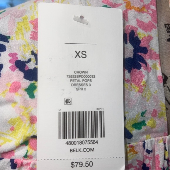 Crown & Ivy Women's Floral Dress, XS - Picture 4 of 8